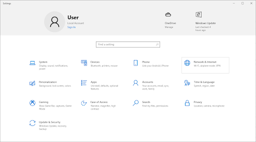 Fix WiFi doesn't have a valid IP configuration by running the network troubleshooter step 2